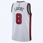 Maillot NBA Chicago Bulls Zach Lavine 8 Nike 2022-23 City Edition Blanc Swingman - Homme